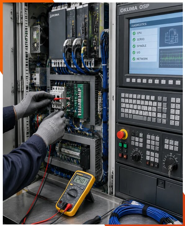 Ремонт систем ЧПУ Okuma OSP в Оренбурге
