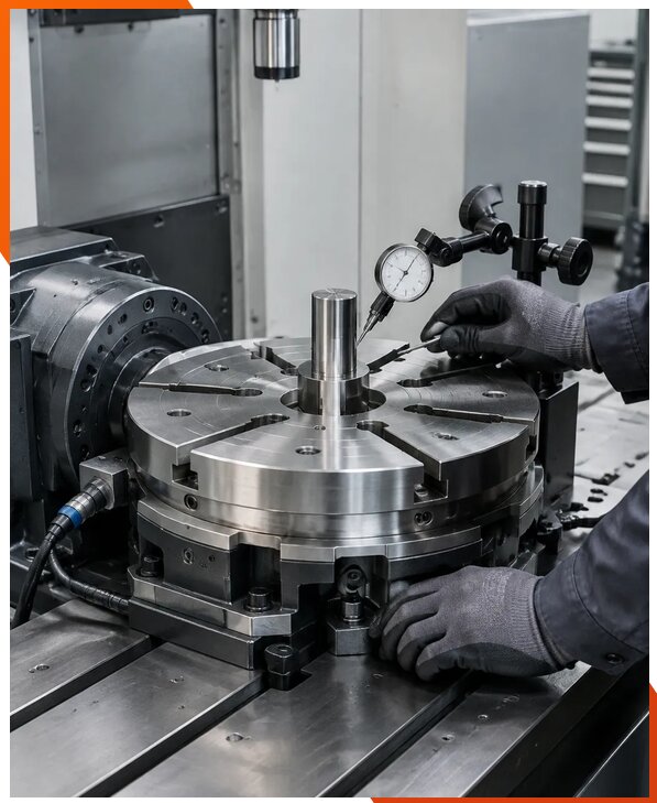 Установка и настройка поворотных столов для станков в Оренбурге